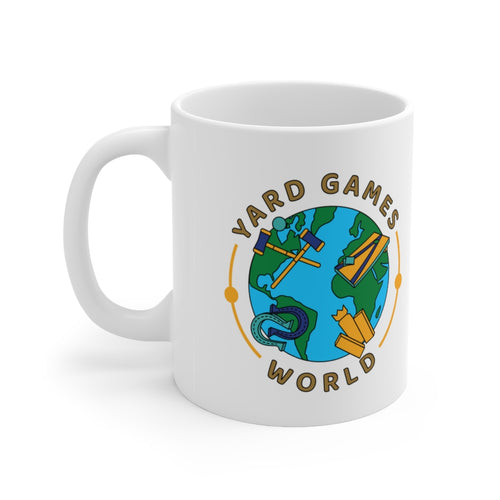 Yard Games World Ceramic Mug 11oz - yardgamesworld.com